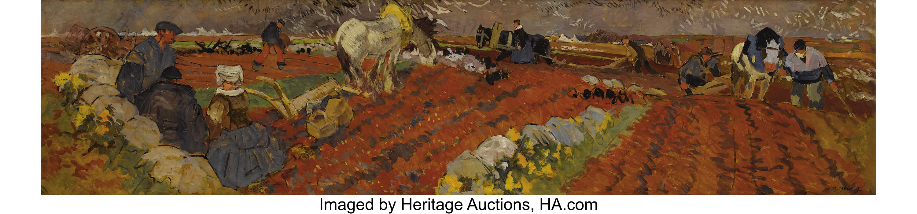 Mathurin Meheut Paintings for Sale | Value Guide | Heritage Auctions