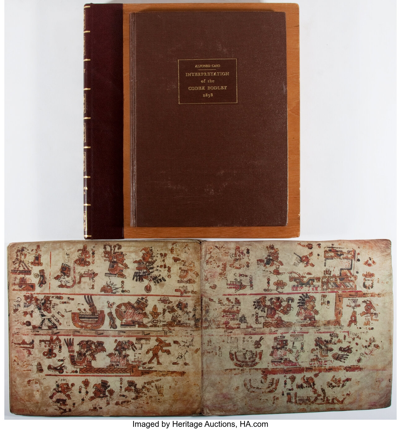 [Codex]. Alfonso Caso. Interpretation of the Codex Bodley 2858. | Lot ...