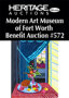 2014 May 10 Modern Art Museum of Fort Worth Benefit Auction #572