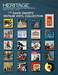 2022 March 12 - 13 The David Swartz Vintage Vinyl Collection Entertainment & Music Memorabilia Signature® Auction 