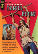 Legends Of Daniel Boone #5 1956- DC-Nick Cardy art-Scarce issue-small piece  missing border of 1st page-P/FR: (1956) Comic