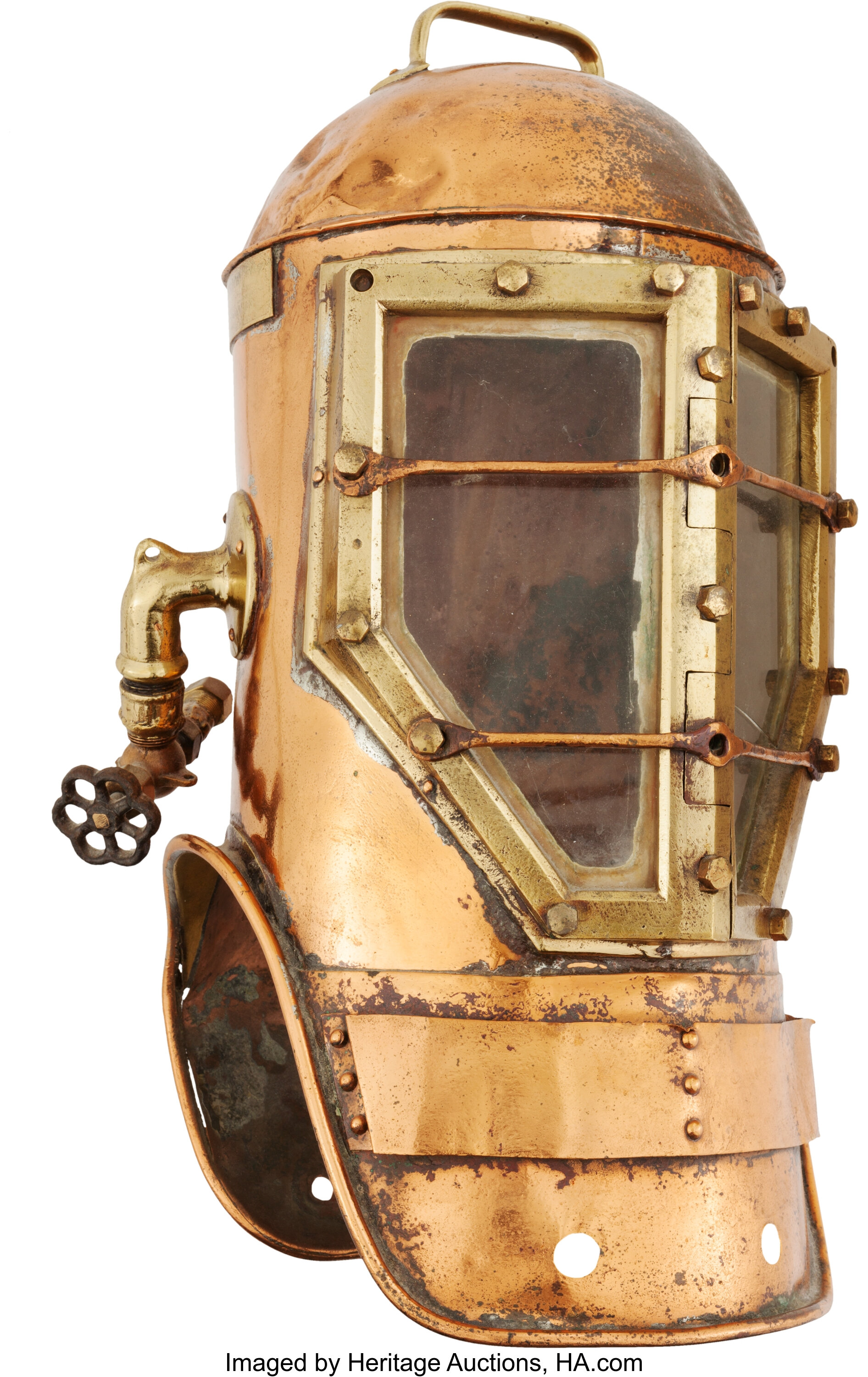 Diving Helmet: Shallow Water Miller-Dunn Navy Style 2 Divinhood ...