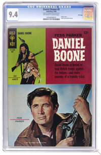 Legends Of Daniel Boone #5 1956- DC-Nick Cardy art-Scarce issue-small piece  missing border of 1st page-P/FR: (1956) Comic