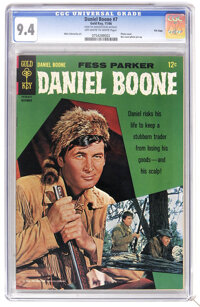 Legends Of Daniel Boone #5 1956- DC-Nick Cardy art-Scarce issue-small piece  missing border of 1st page-P/FR: (1956) Comic