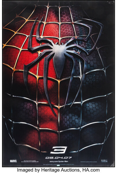Spider-Man 3 (Columbia, 2007). Lenticular One Sheet (27