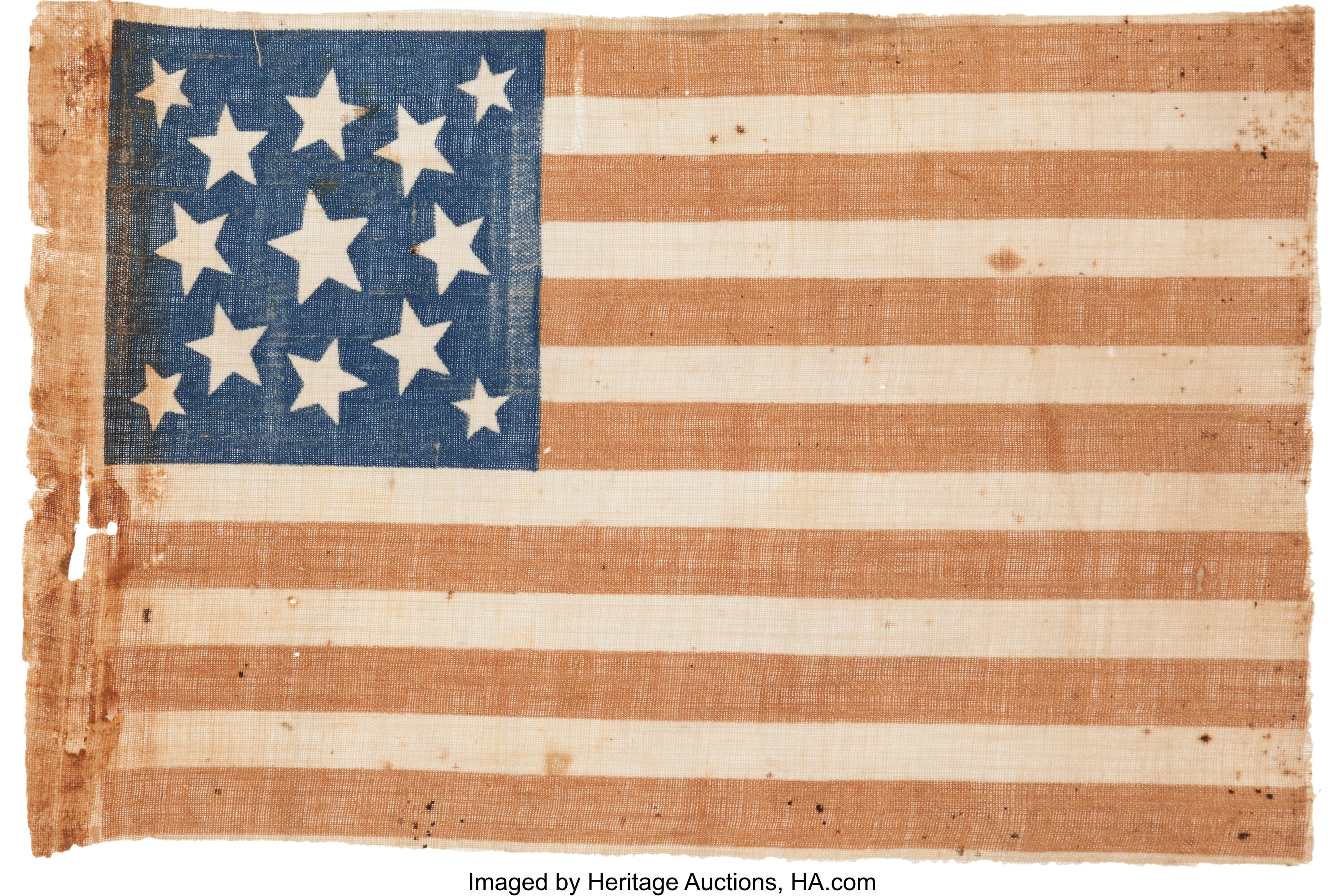 Civil War Era Parade Or Bible Flag. Military & Patriotic Civil 