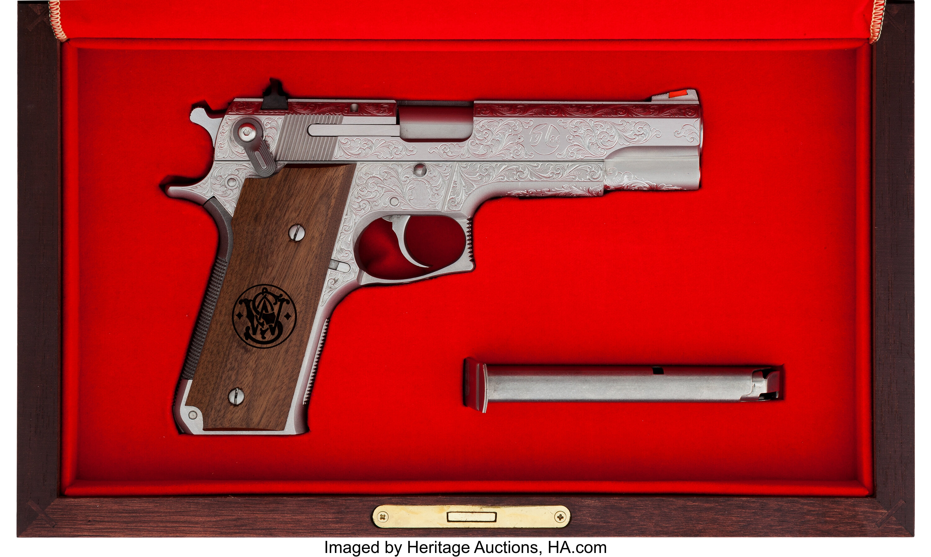 Cased and Engraved Smith & Wesson Model 645 1 of 25 Semi-Automatic | Lot  #32663 | Heritage Auctions