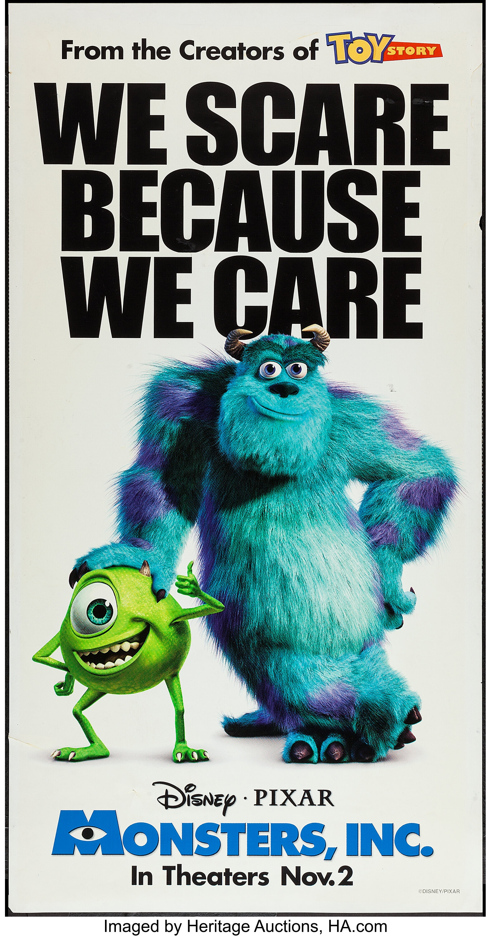 monsters inc movie poster