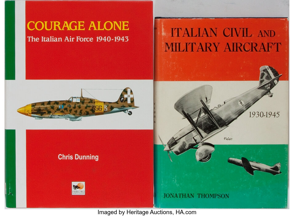 WWII Italian Air Force] Two Important Works on Italian Military