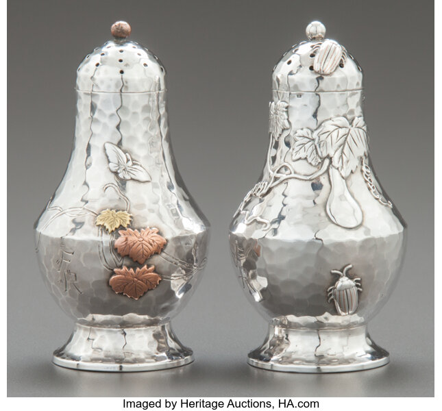 Heritage Silver Salt & Pepper Shakers