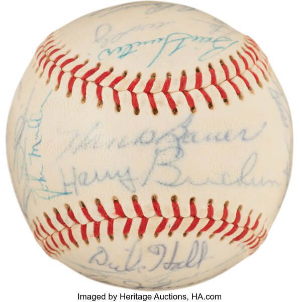 1966 Chicago White Sox Team Signed Official American League Baseball