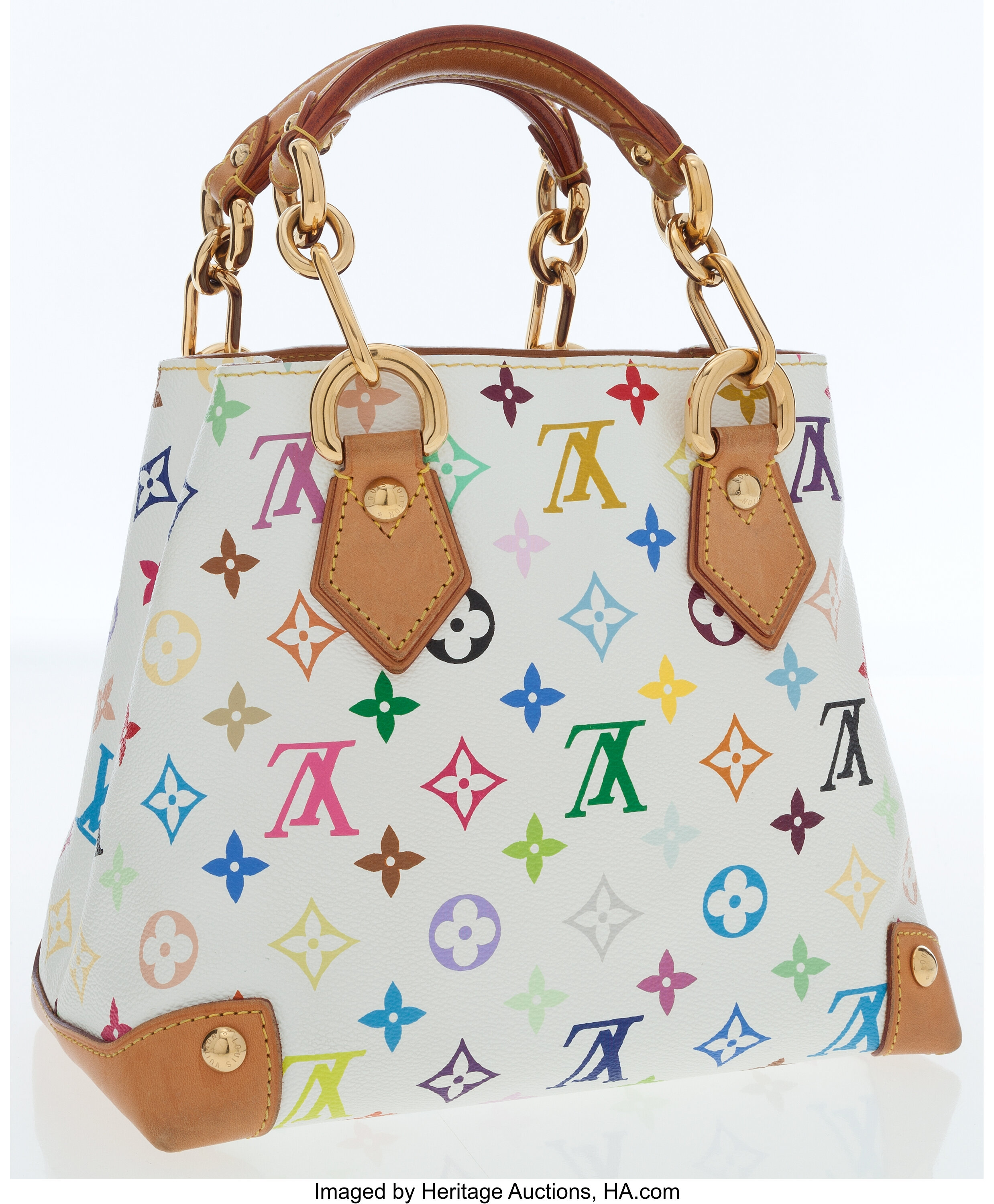Louis Vuitton Multicolor Monogram Canvas Audra Top Handle Bag. , Lot  #79028