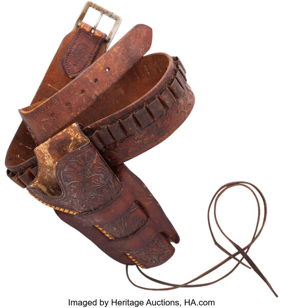 Wild Wild West Hand Tooled Leather Belt