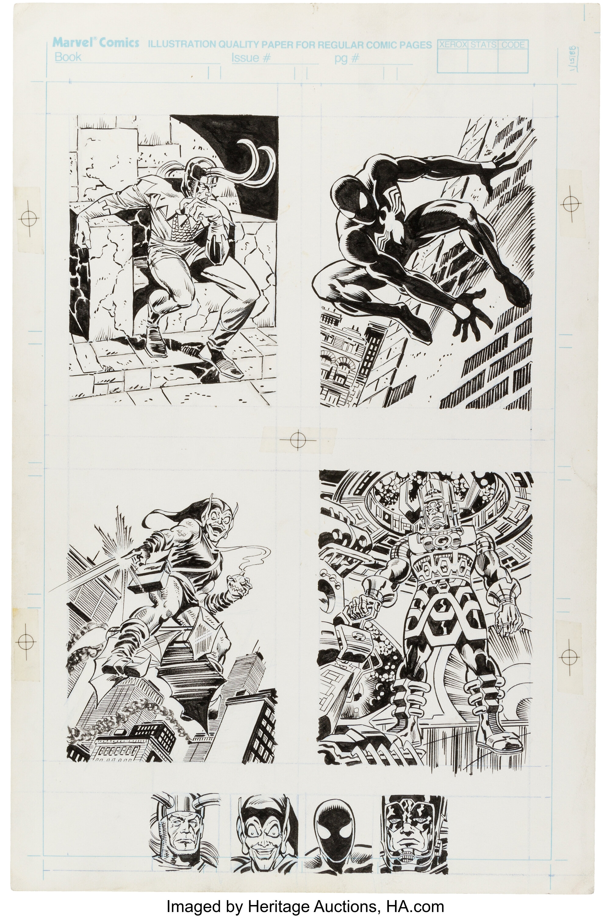 Ron Frenz and Joe Rubinstein Marvel Universe Trading Card | Lot #12575 |  Heritage Auctions