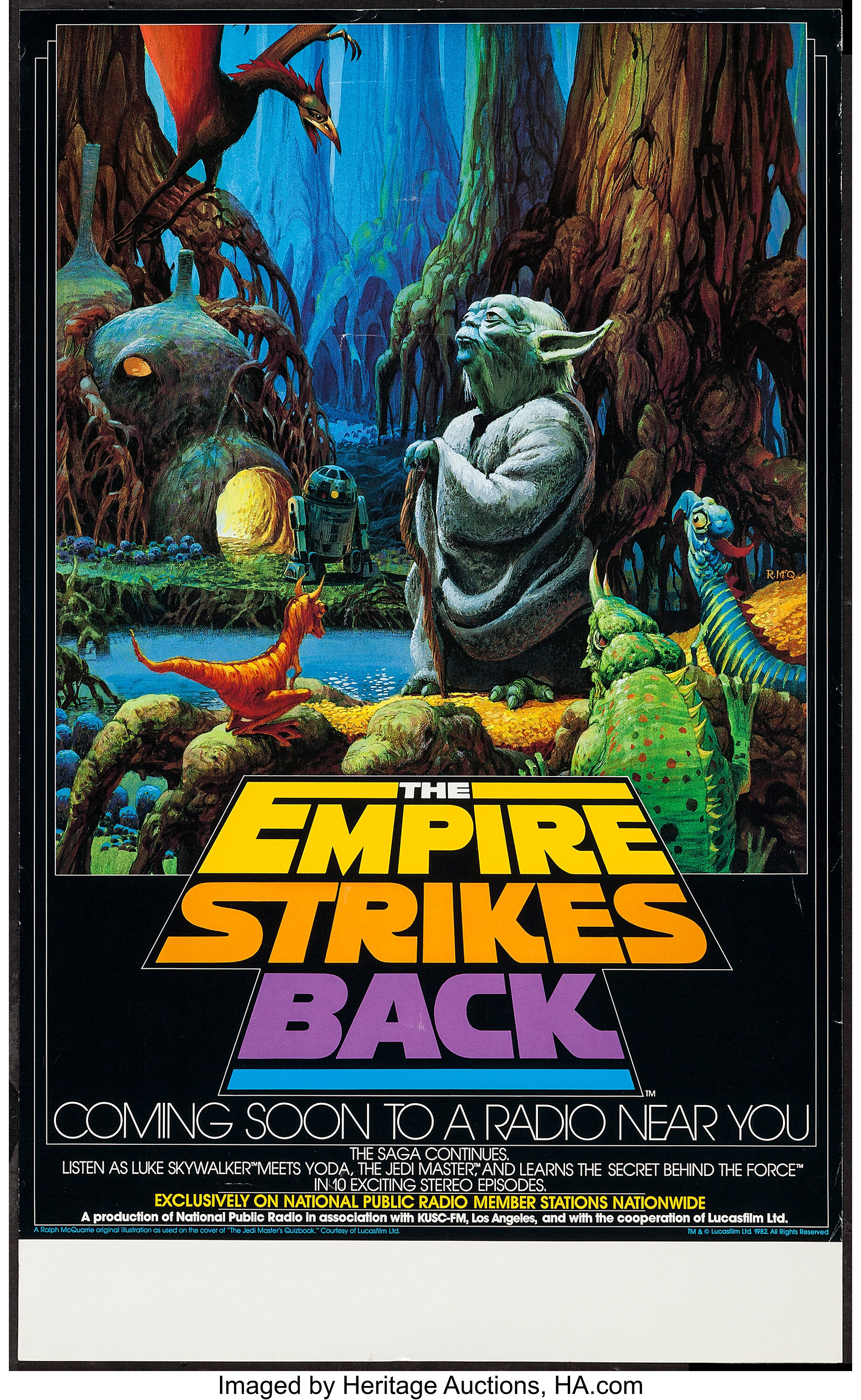 The Empire Strikes Back (National Public Radio, 1982). NPR Poster | Lot  #52156 | Heritage Auctions
