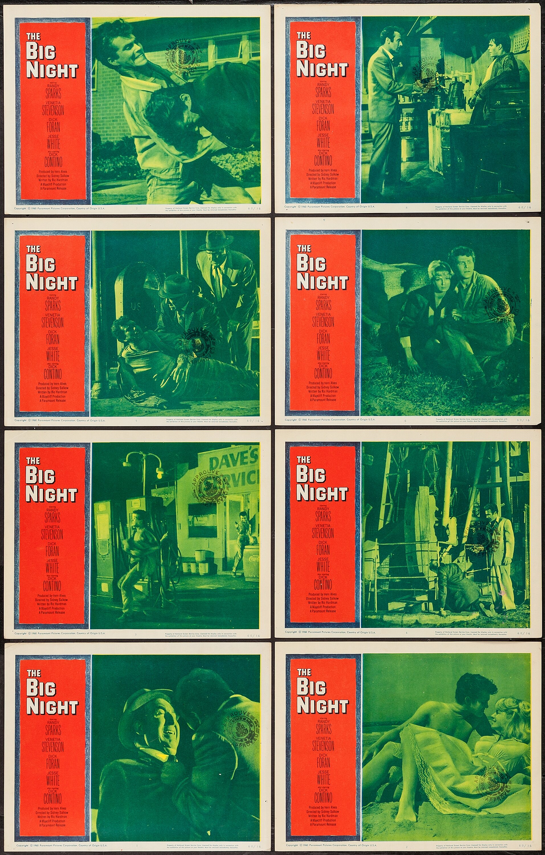 The Big Night Paramount 1960 Lobby Card Set Of 8 11 X 14 Lot 53045 Heritage Auctions 2096