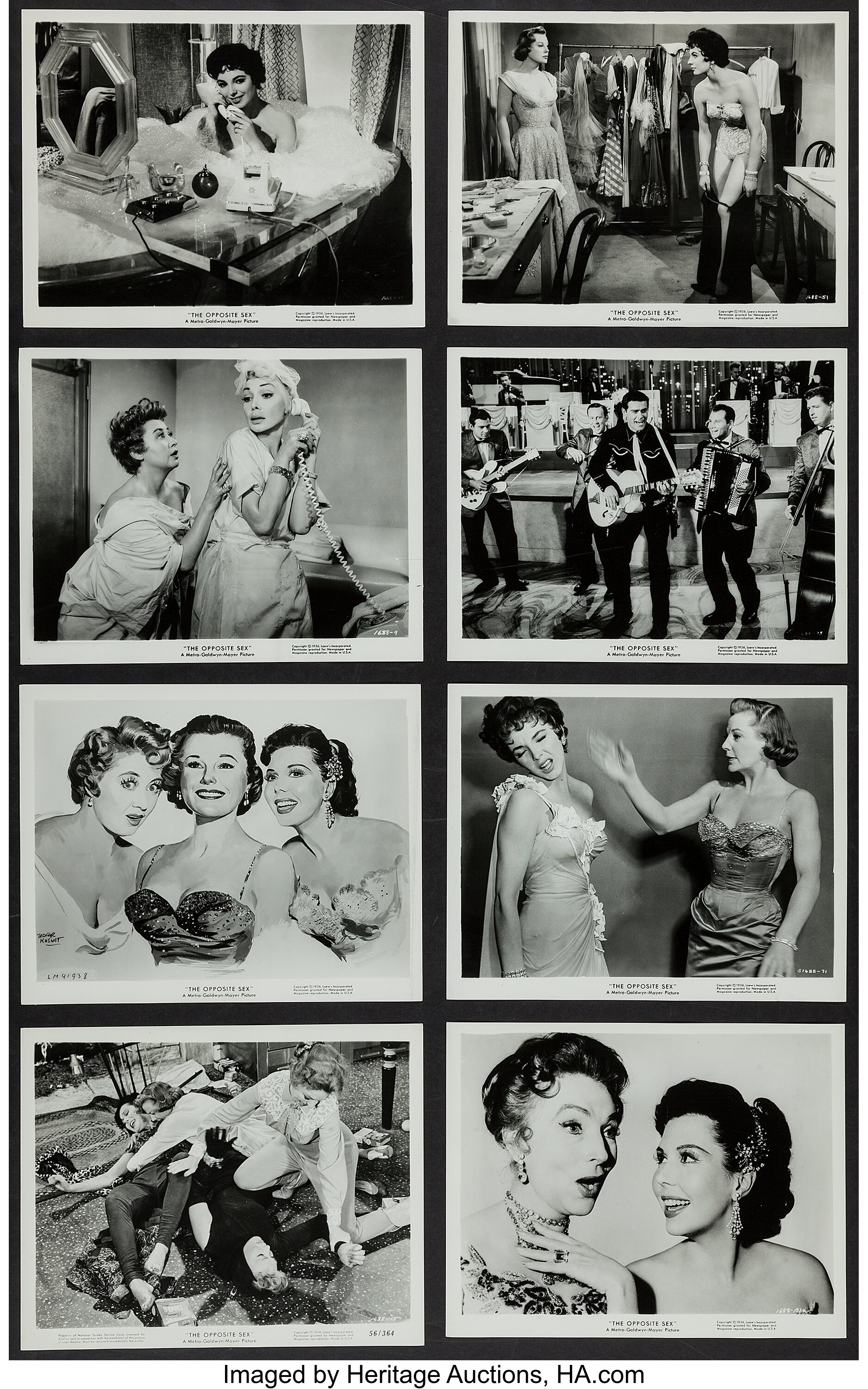 The Opposite Sex Mgm 1956 Photos 32 8 X 10 Drama Lot 54369 Heritage Auctions 1256