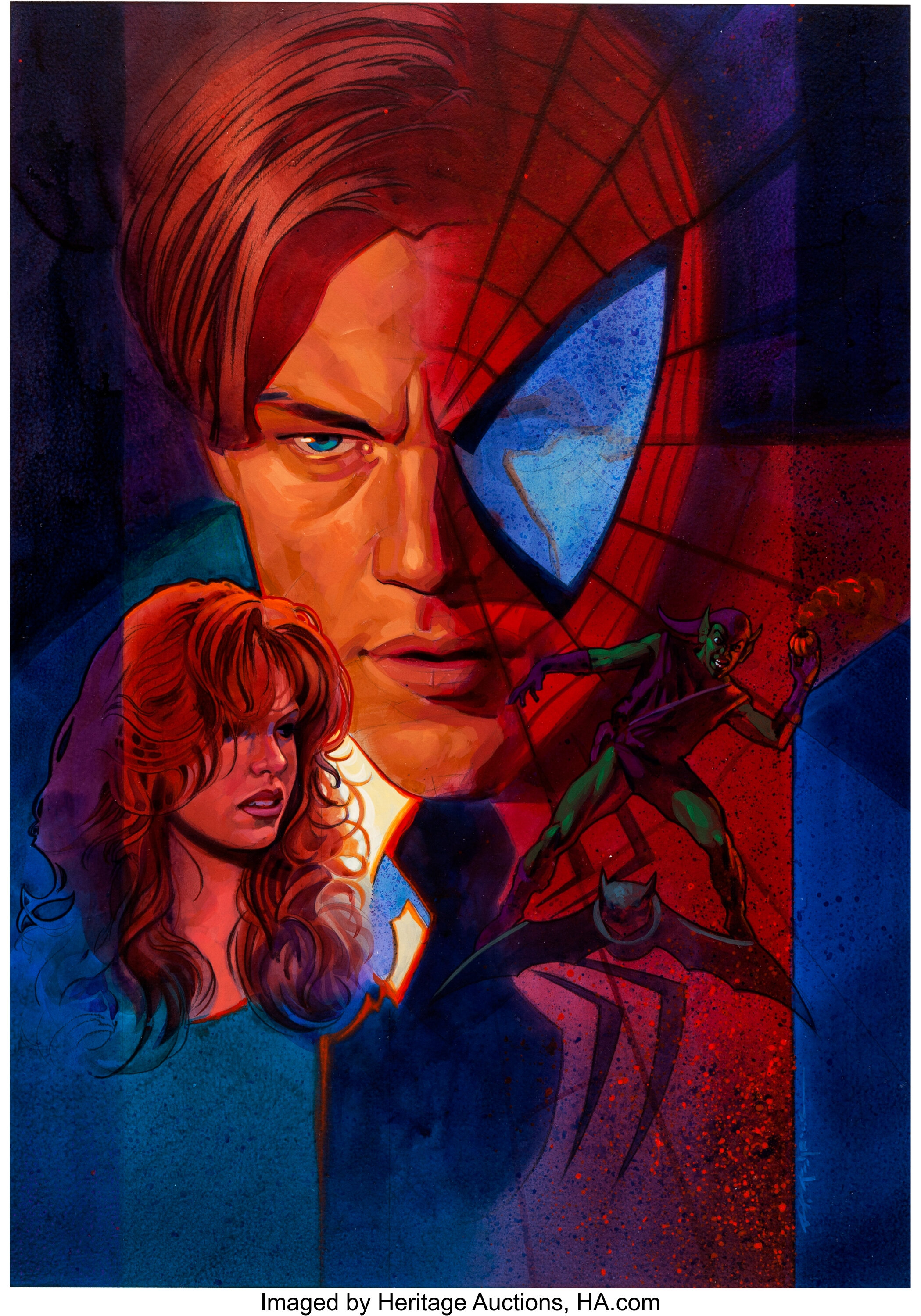 Brian Stelfreeze Wizard the Comics Magazine Spider-Man Illustration | Lot  #92031 | Heritage Auctions
