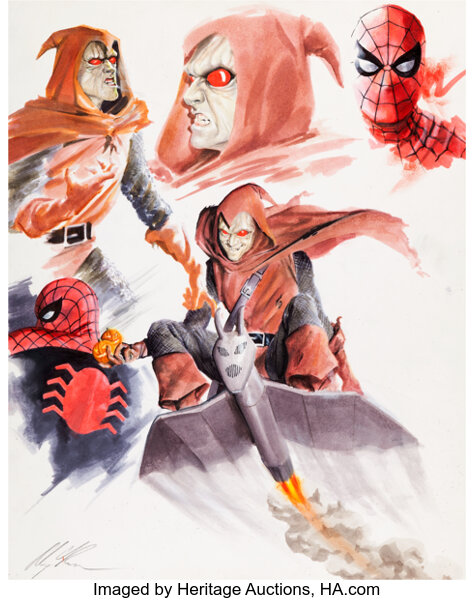 Alex Ross Marvels #0 Hobgoblin and Spider-Man Illustration Original | Lot  #92272 | Heritage Auctions