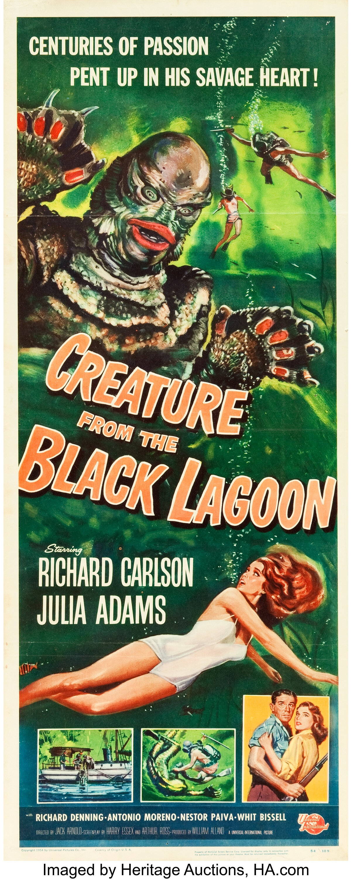 Creature From The Black Lagoon Universal International 1954 Lot 523 Heritage Auctions