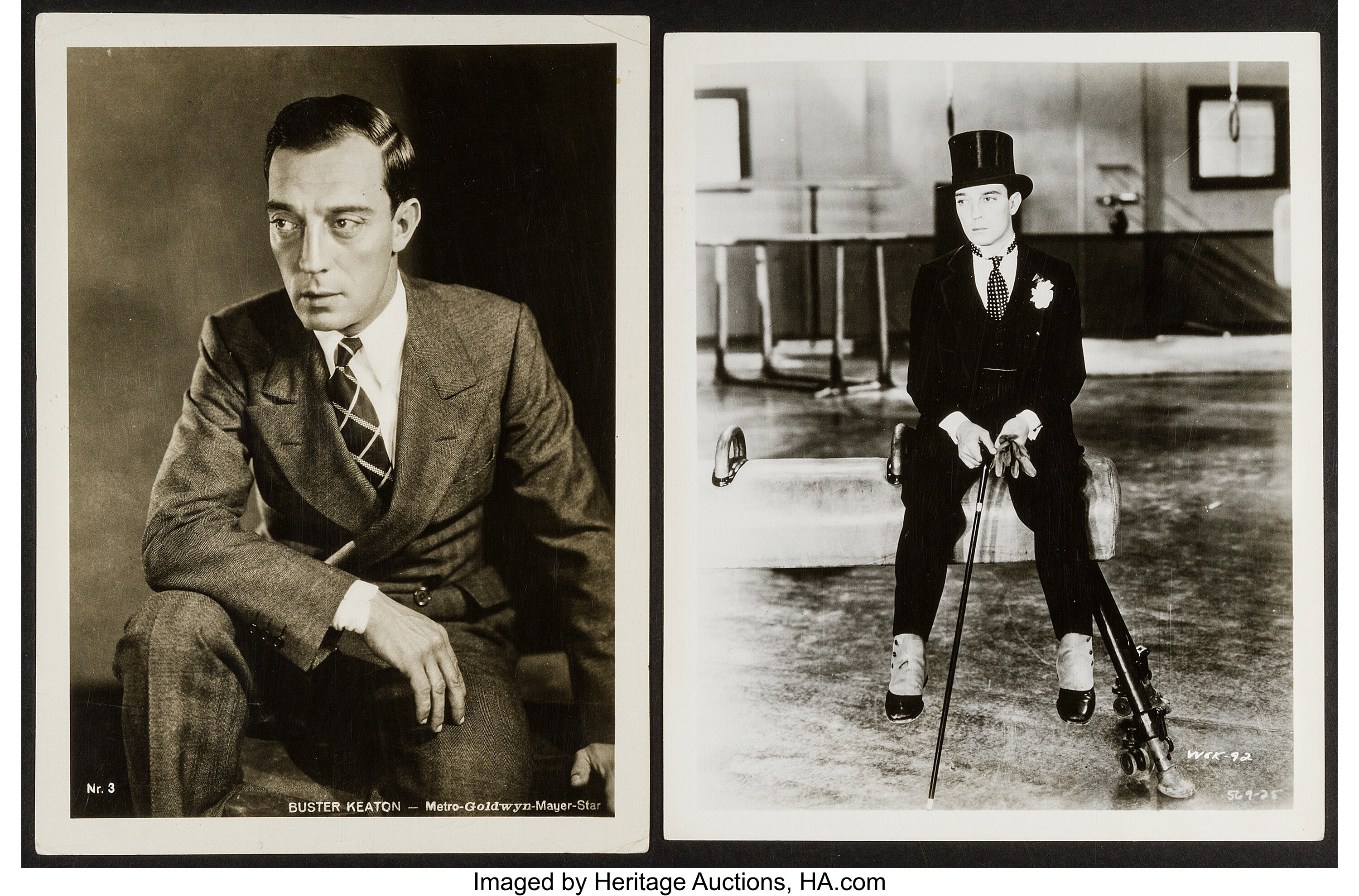 Buster Keaton, MGM Back Lot - Holden Luntz Gallery