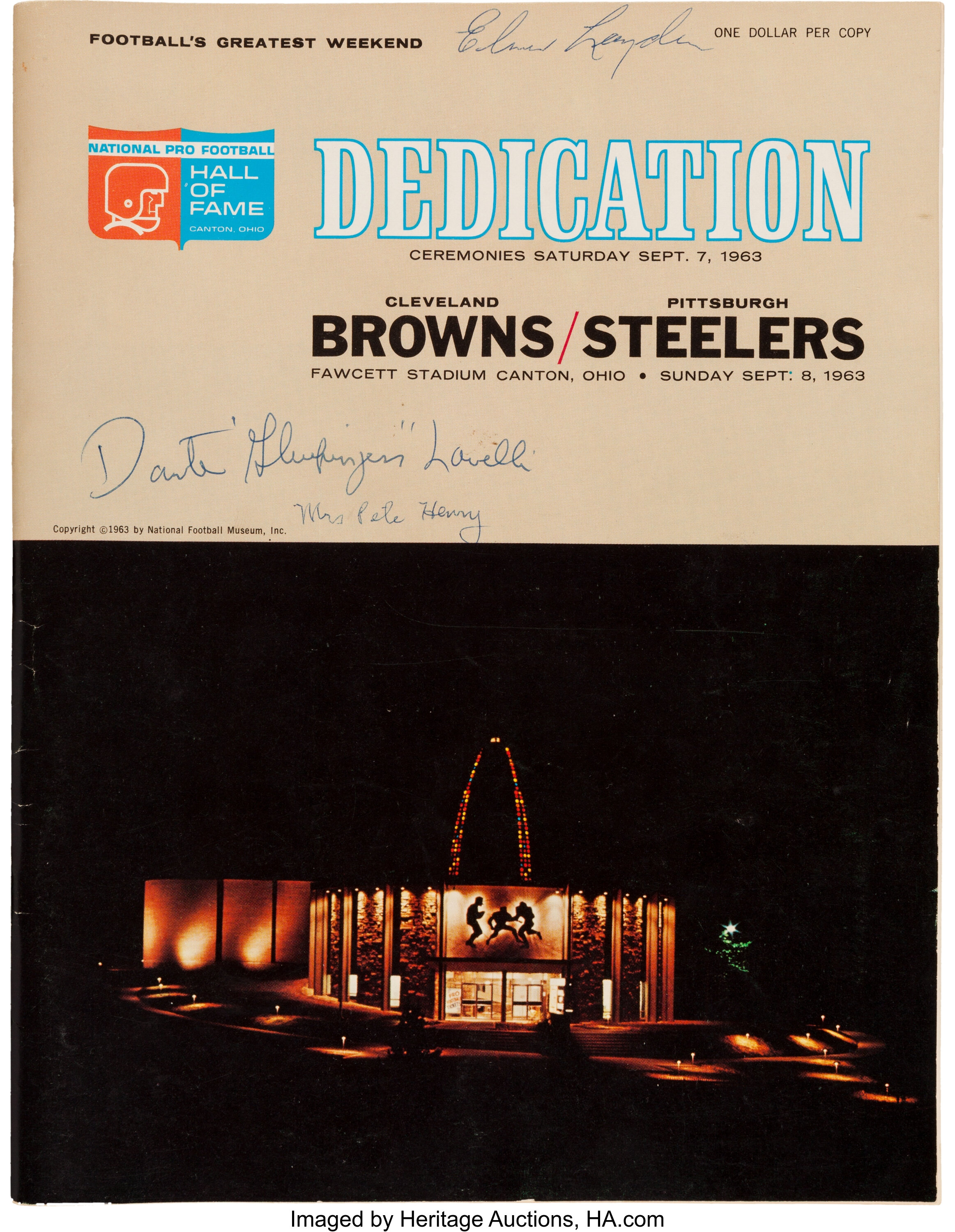 On This Day, Sept. 7: Pro Football Hall of Fame opens in Canton, Ohio 