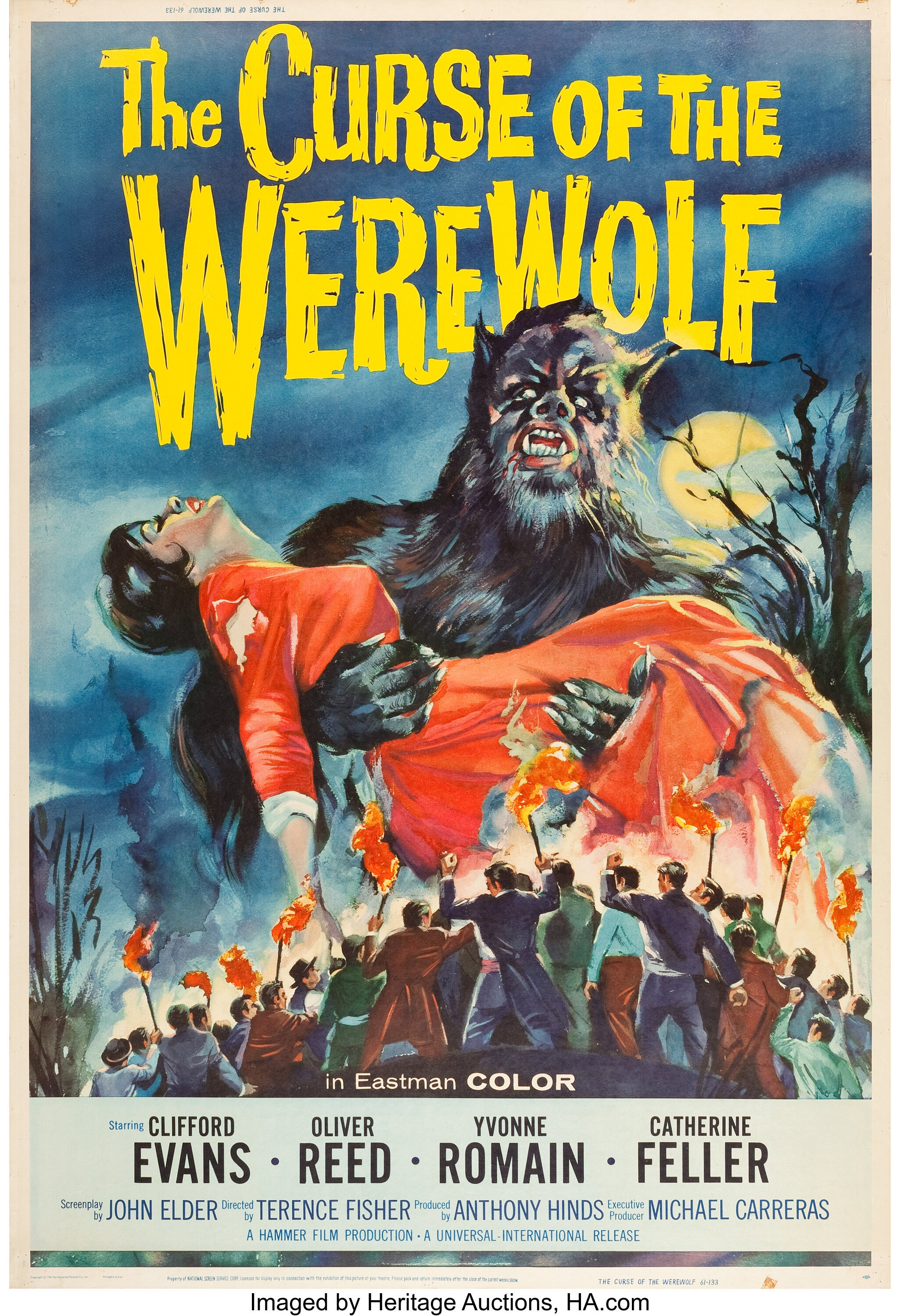 Curse of the Werewolf (Universal International, 1961). Poster (40 ...