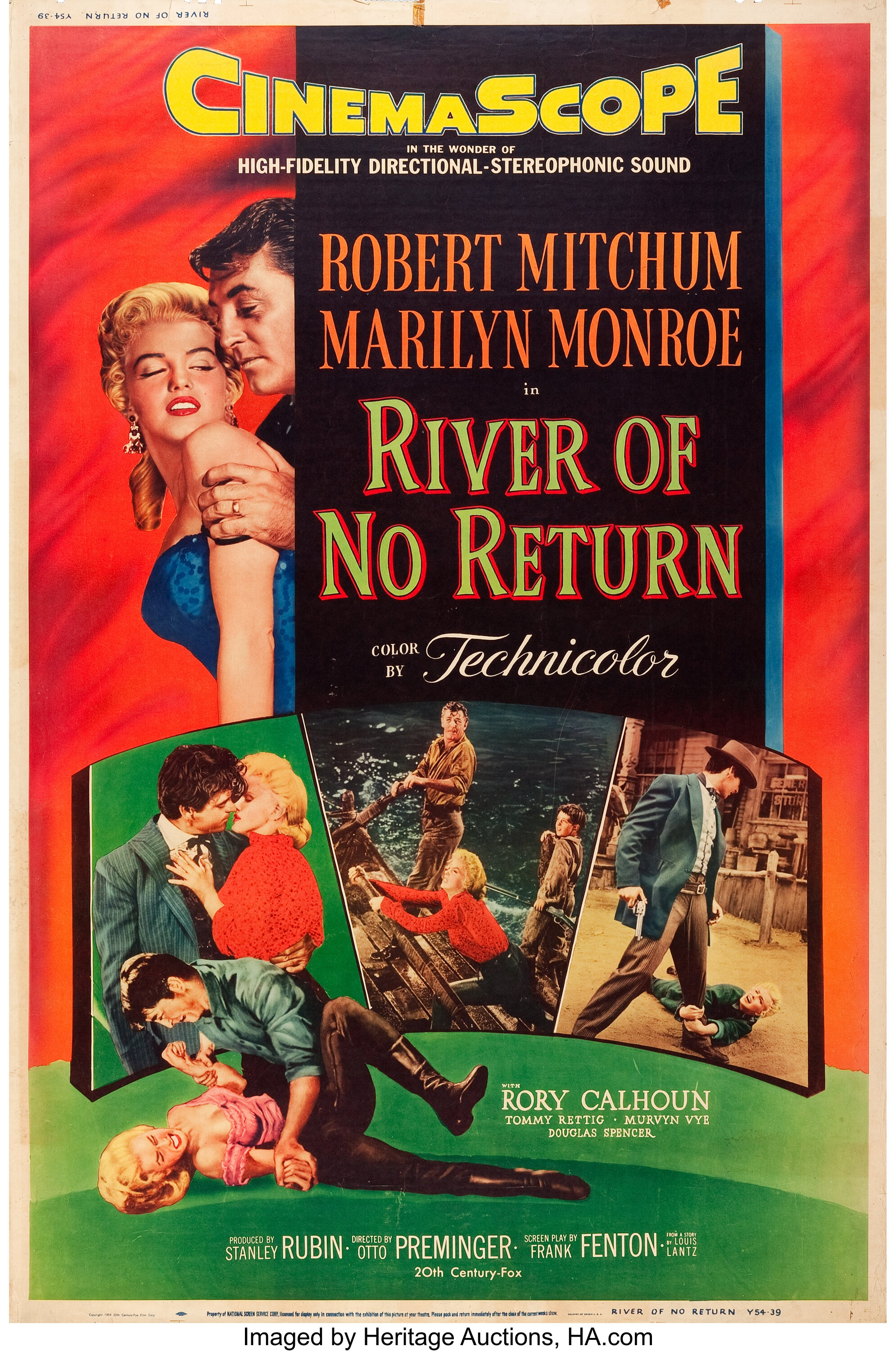 Marilyn Monroe Movie Posters - Marilyn Monroe Italian movie poster River of  No Return