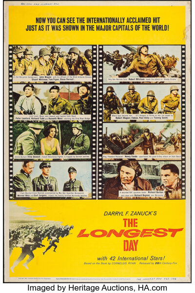 The Longest Day (20th Century Fox, 1962). Posters (2) (40