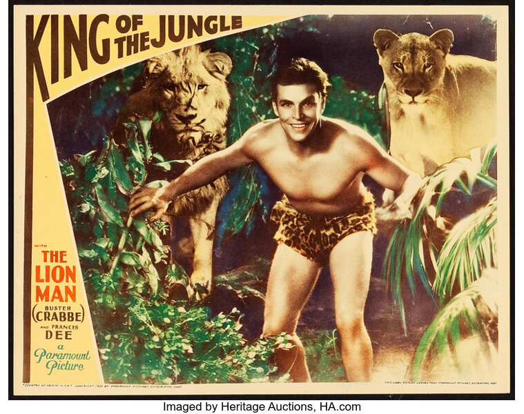 King Of The Jungle Paramount 1933 Lobby Card 11 X 14