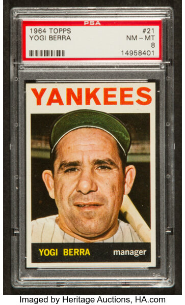 Whitey Ford New York Yankees 1964 Topps #380 Card (PSA 7)