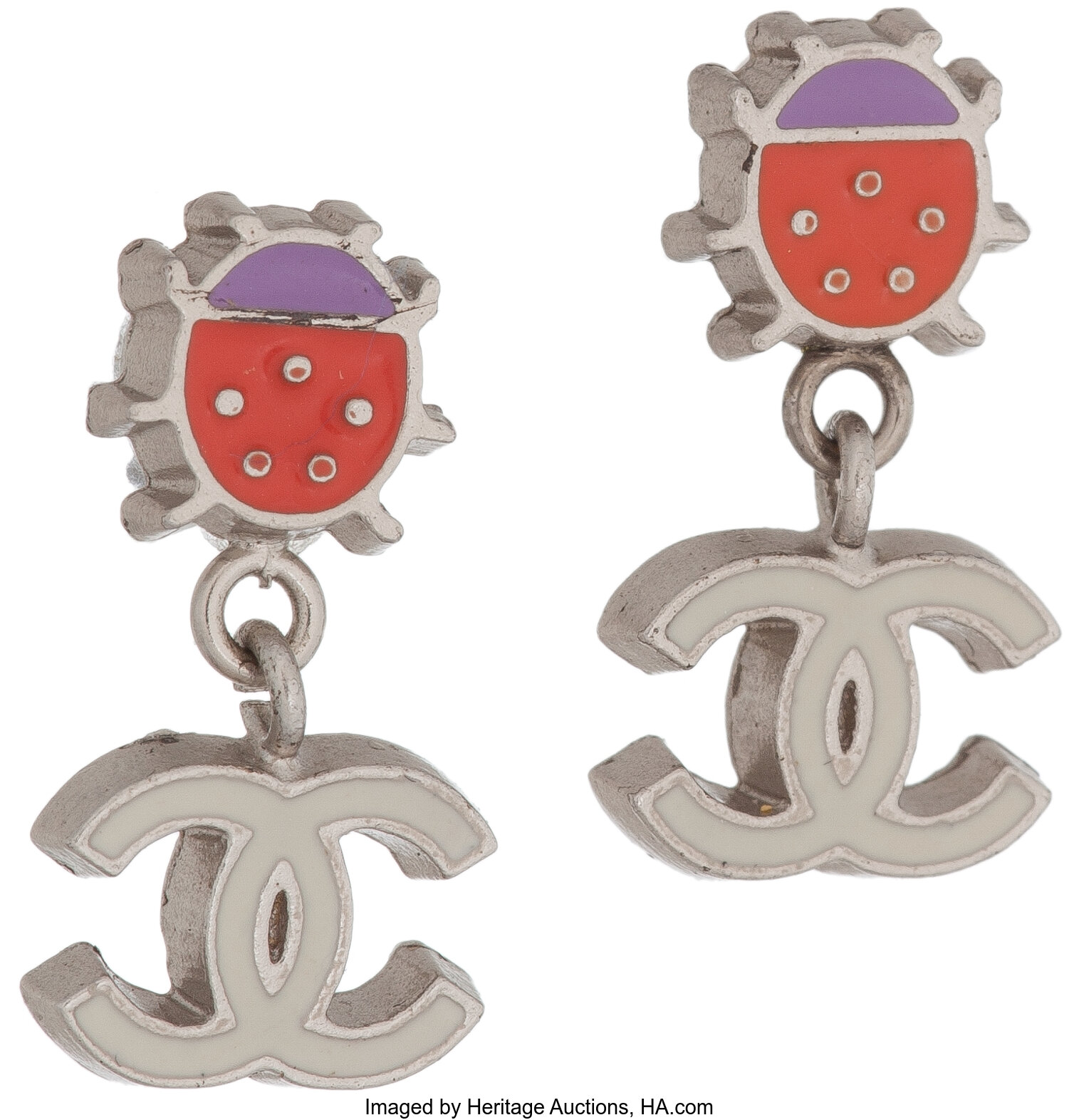 Chanel deals ladybug earrings