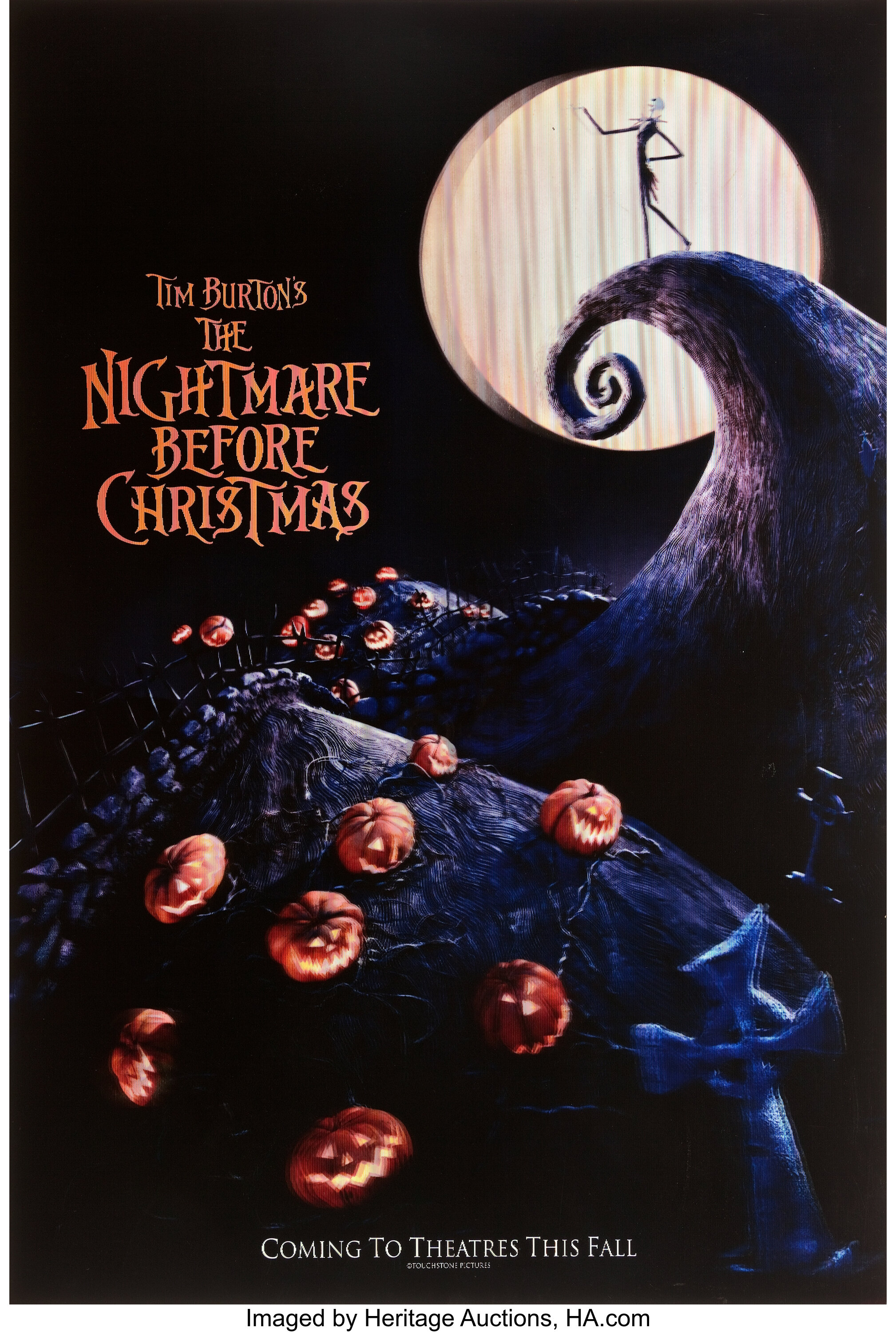 the nightmare before christmas movie poster