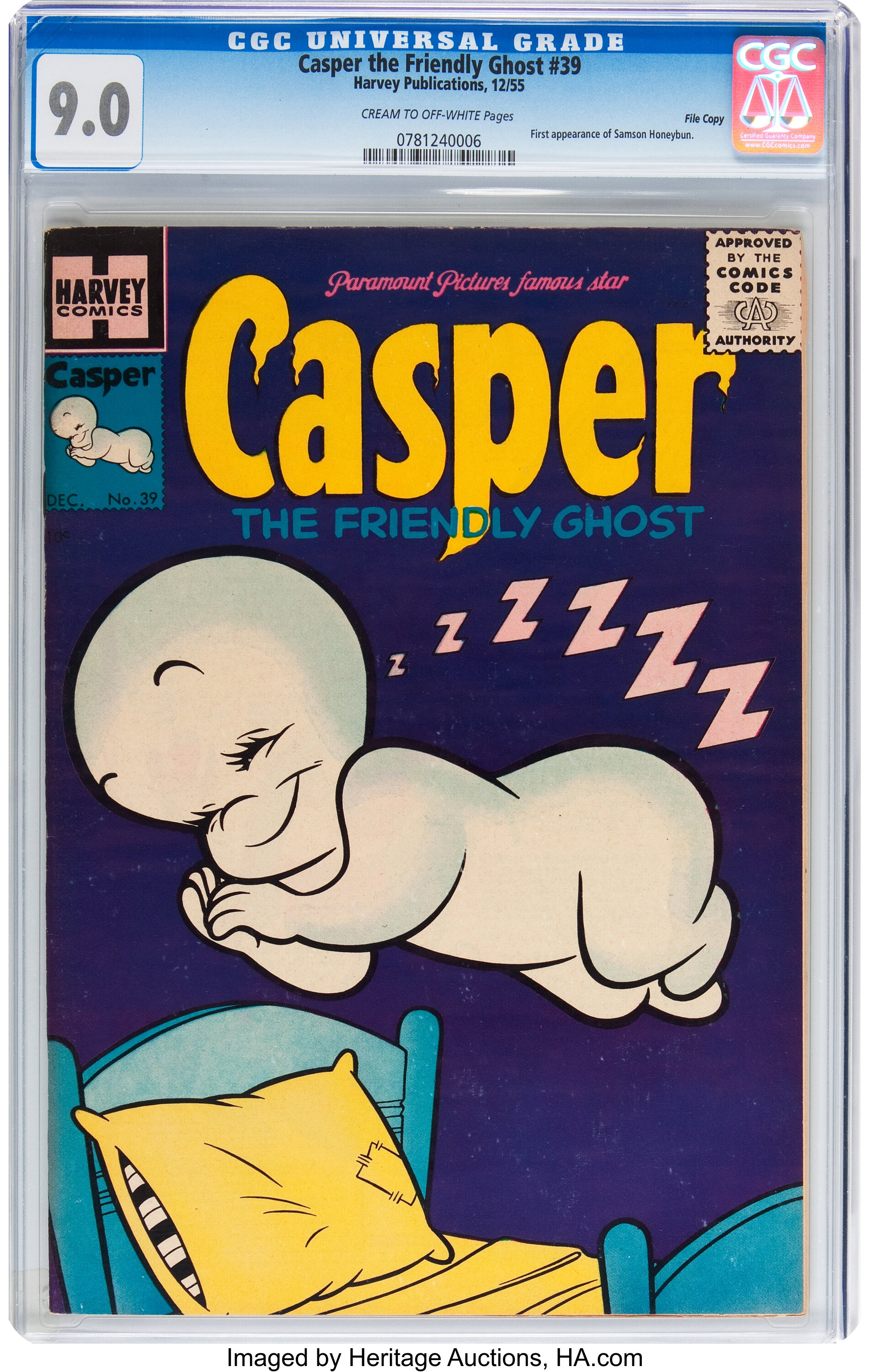 THE FRIENDLY GHOST CASPER #39 HARVEY COMICS 1961 SILVER AGE