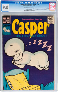 THE FRIENDLY GHOST CASPER #39 HARVEY COMICS 1961 SILVER AGE