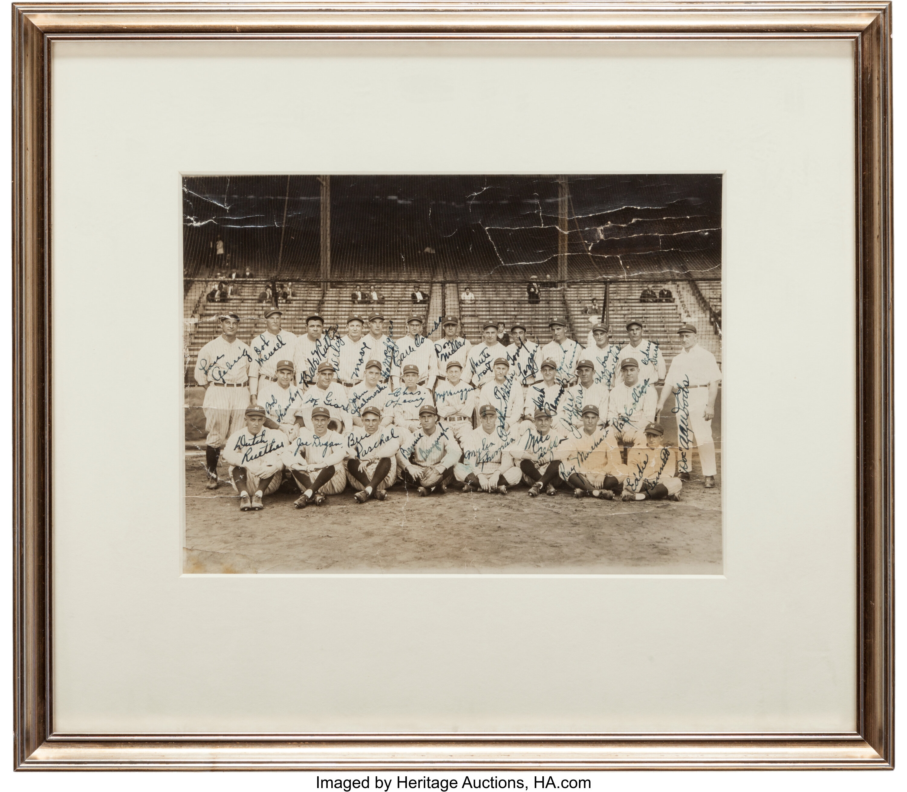 Fresh Find: 1927 Yankees Team Signed Photo Expected to Net 6