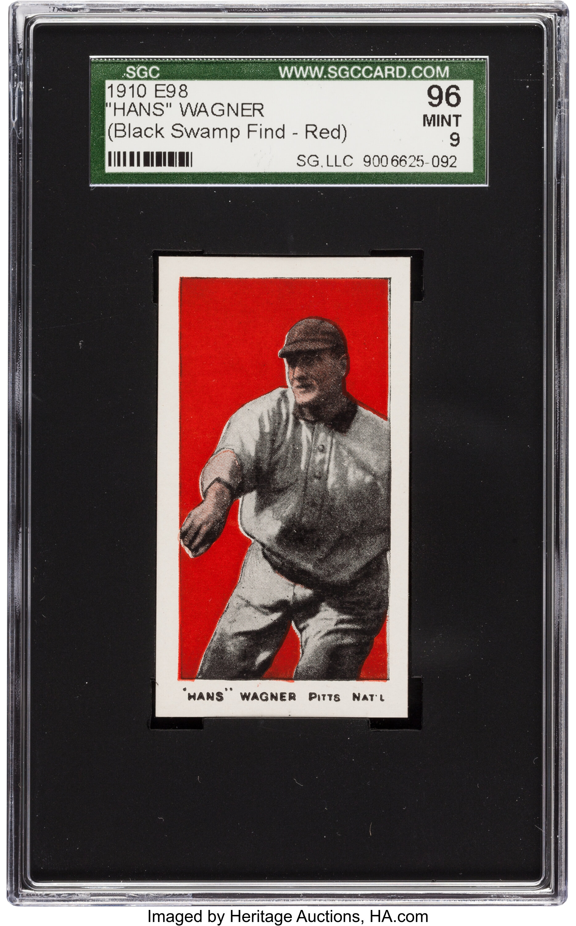 Honus Wagner Vintage Baseball Card by Photo File