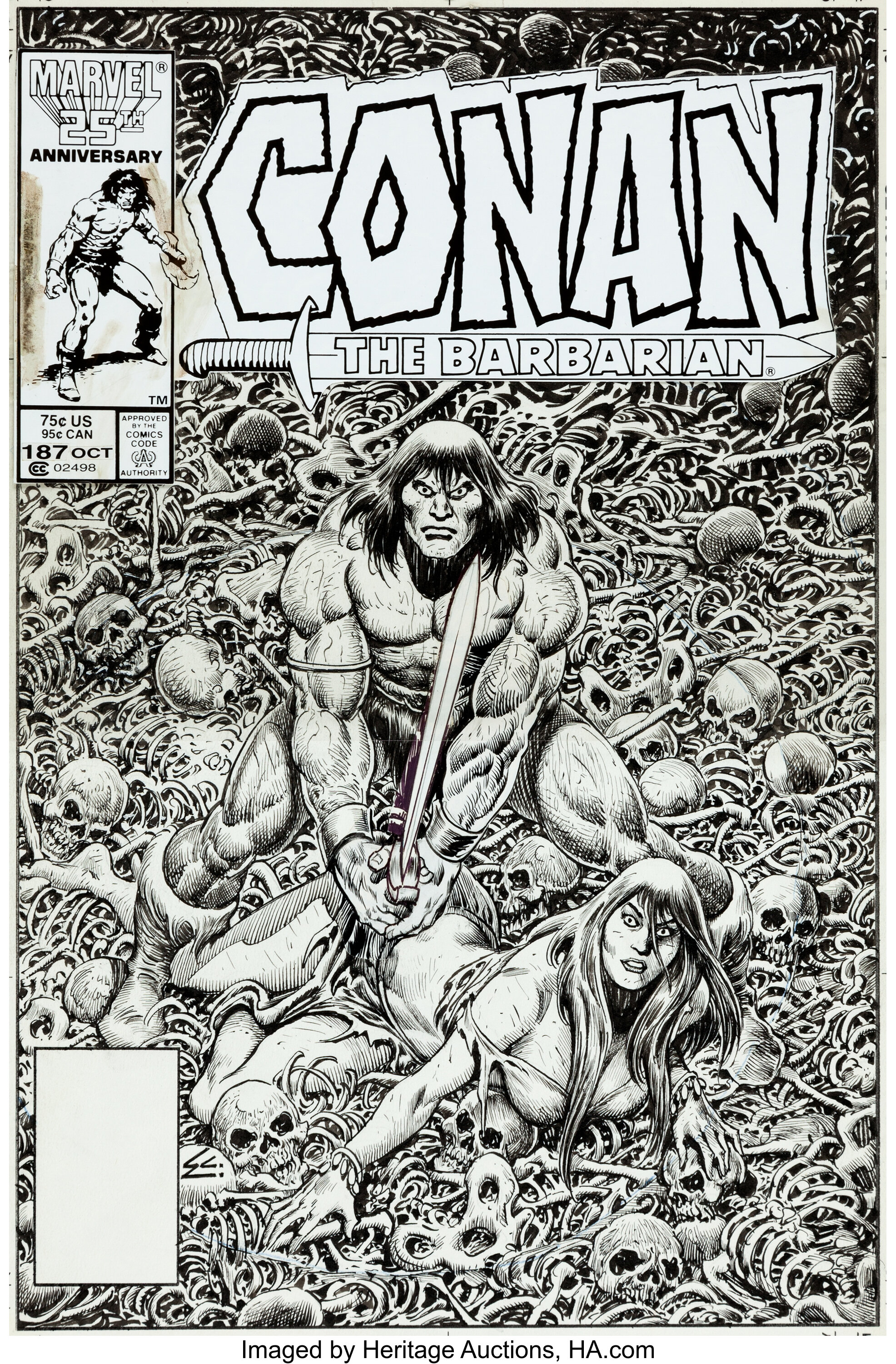 conan the barbarian cover art