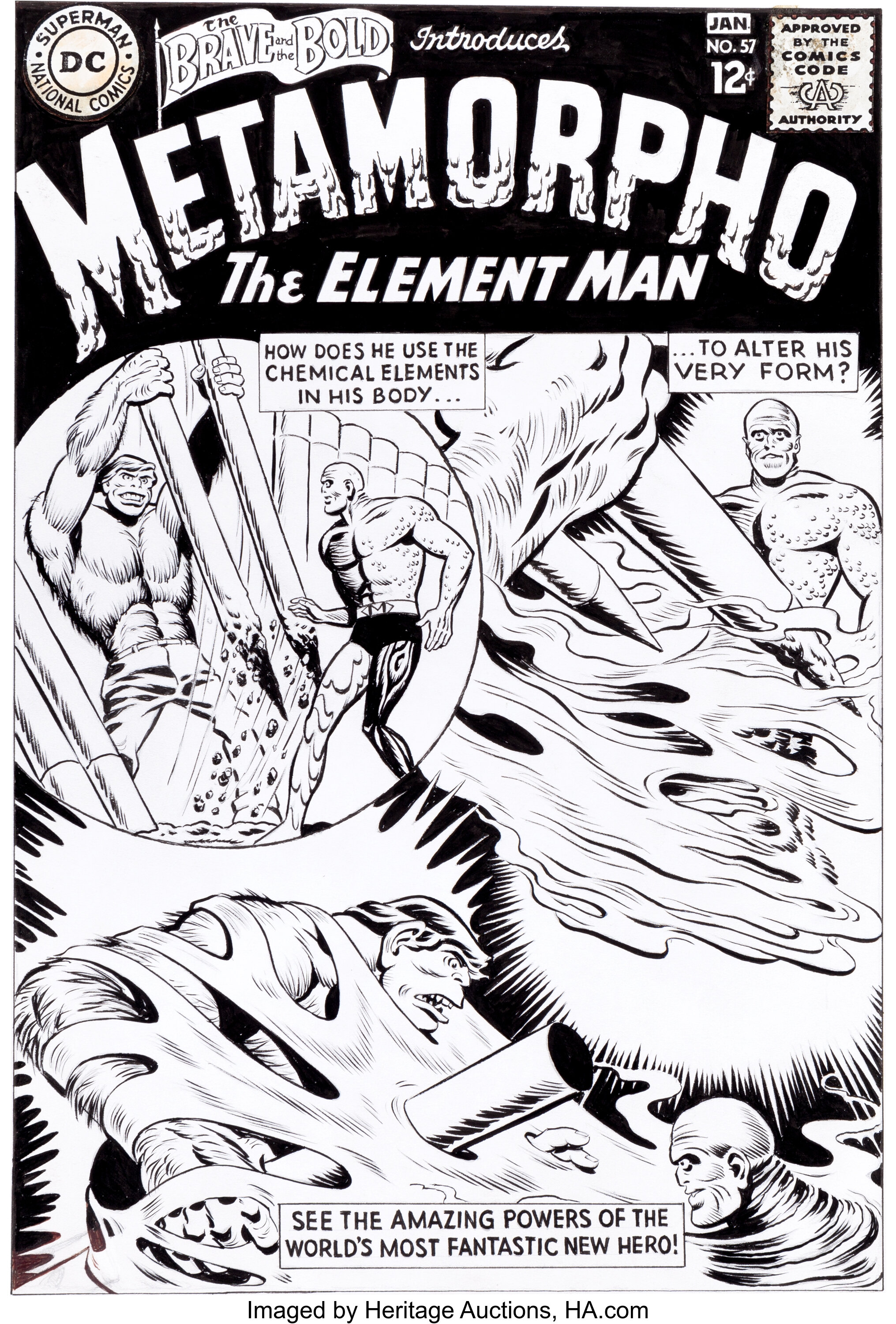 The Brave and the Bold #57 - First appearance of Metamorpho - 1