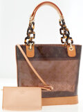 Louis Vuitton Monogram Vinyl Ambre Cruise Cabas PM Bag.  Luxury