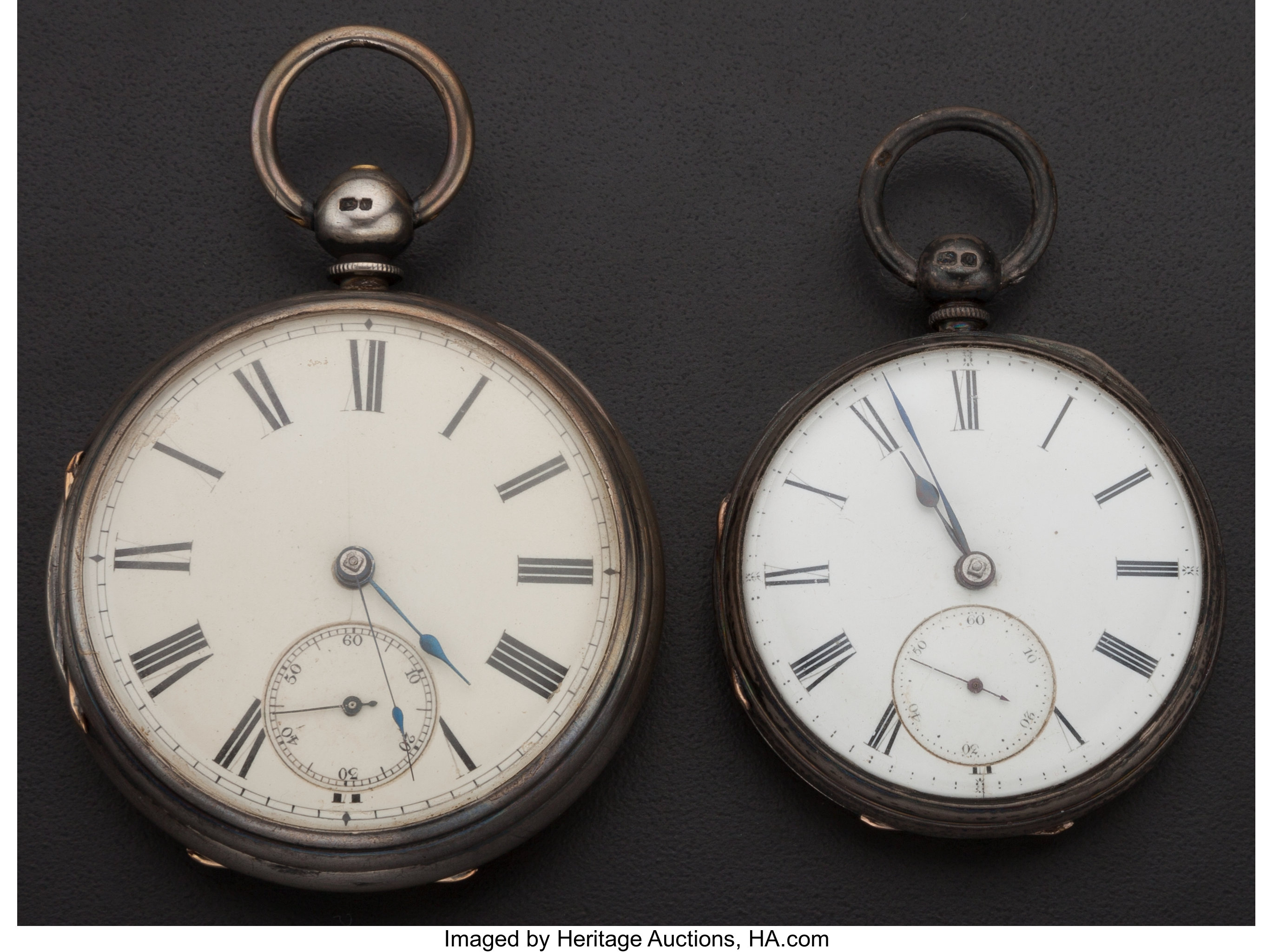 Two Silver Lever Fusee's Large Swiss & Chas. Jackson. ... (Total: 2 ...