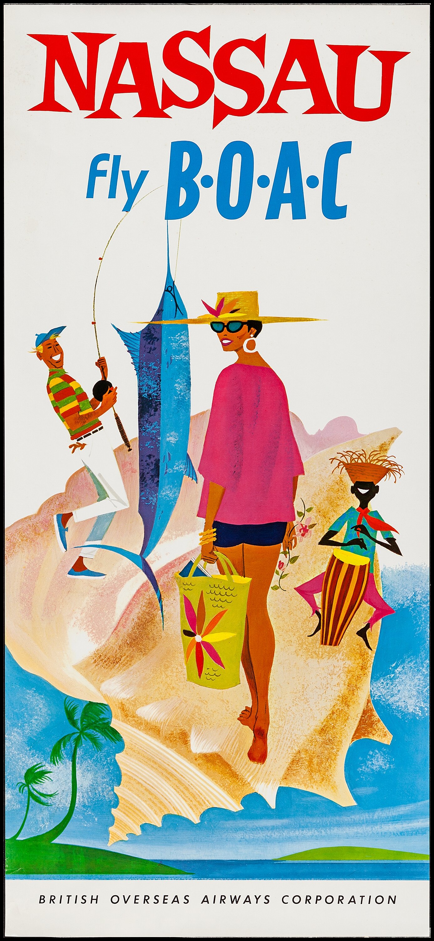 1960s travel poster