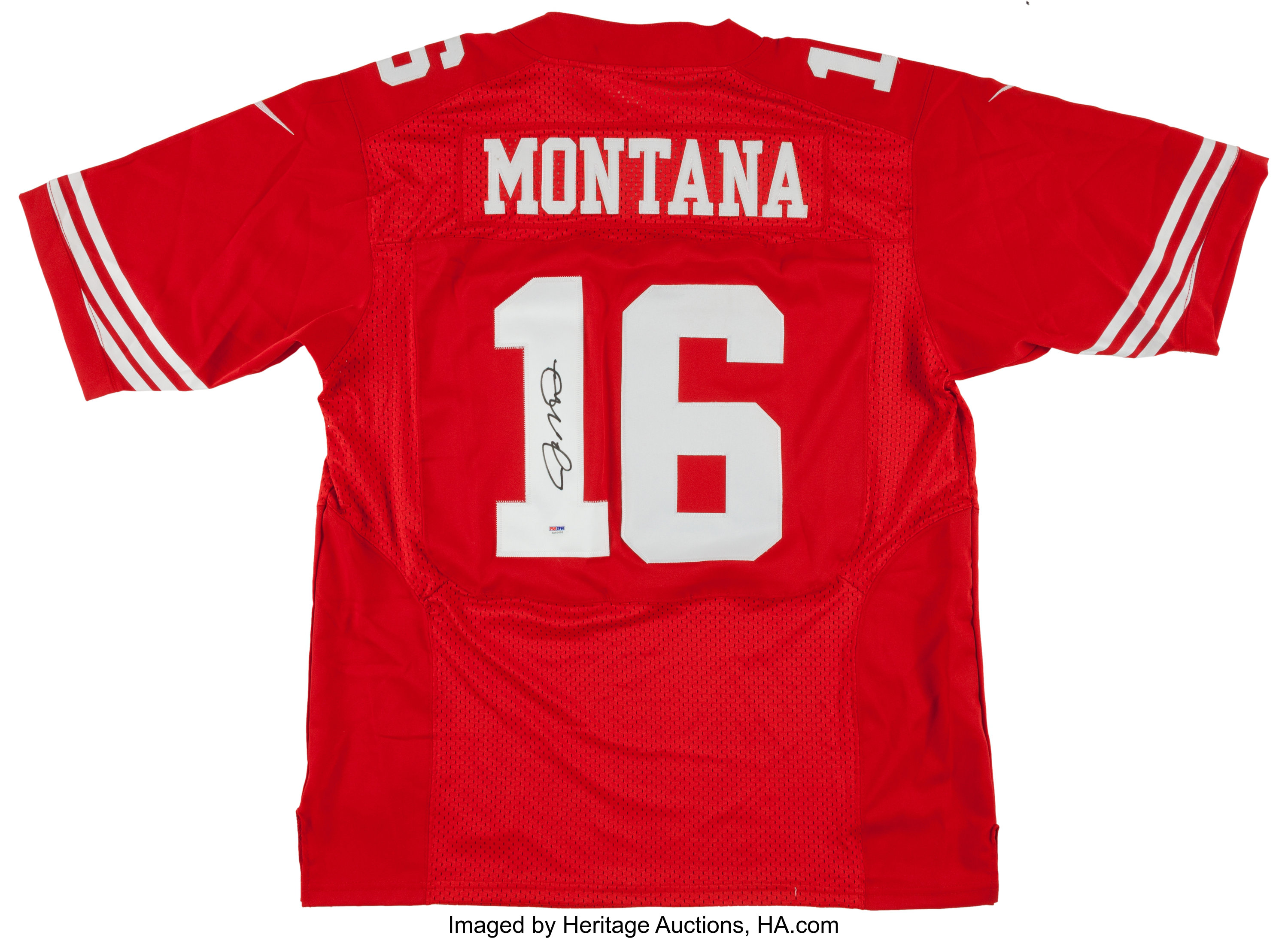 Joe Montana Signed San Francisco 49ers Jersey. Football, Lot #41146, Heritage Auctions