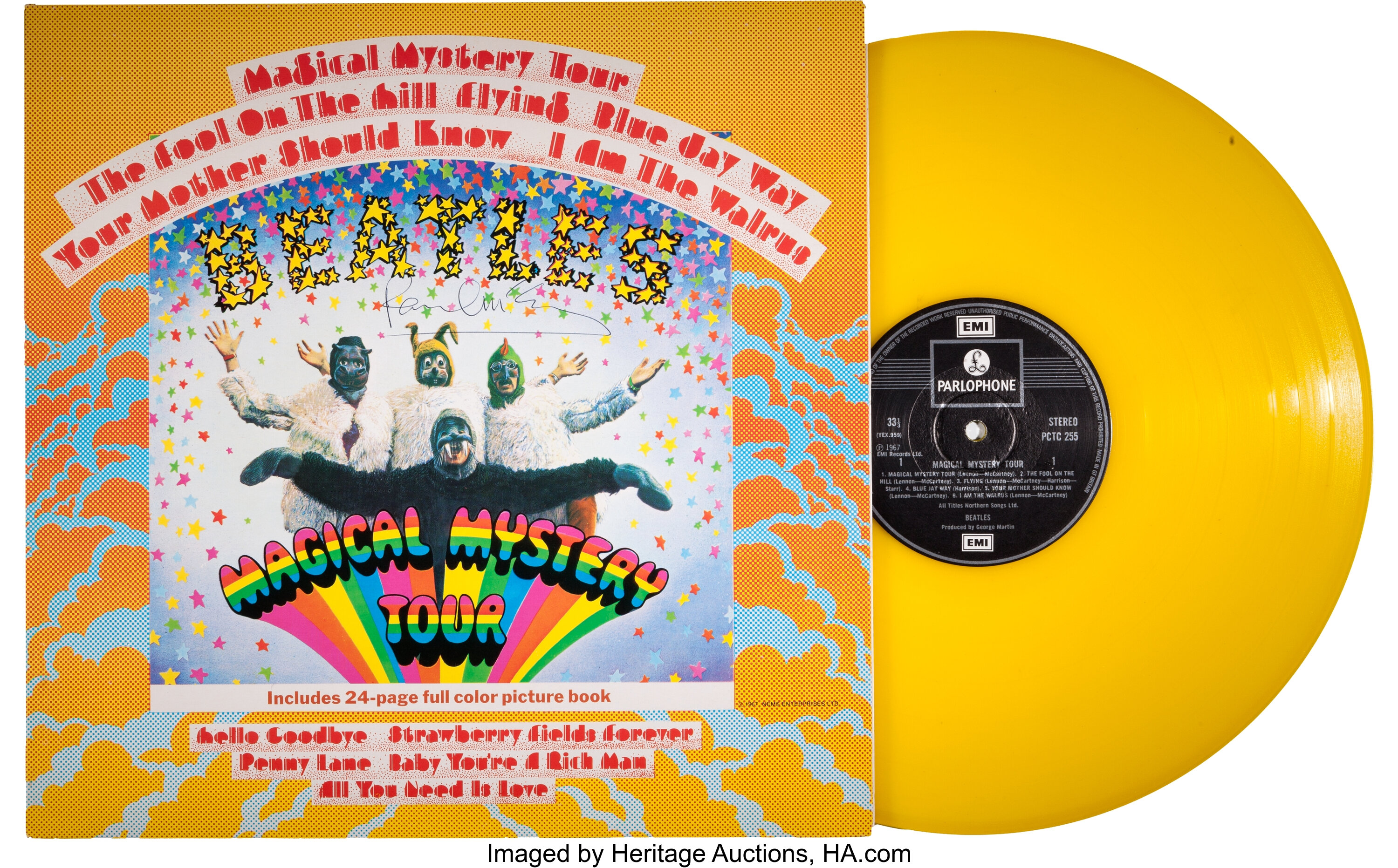 Beatles Magical Mystery Tour Yellow Vinyl Limited Edition LP