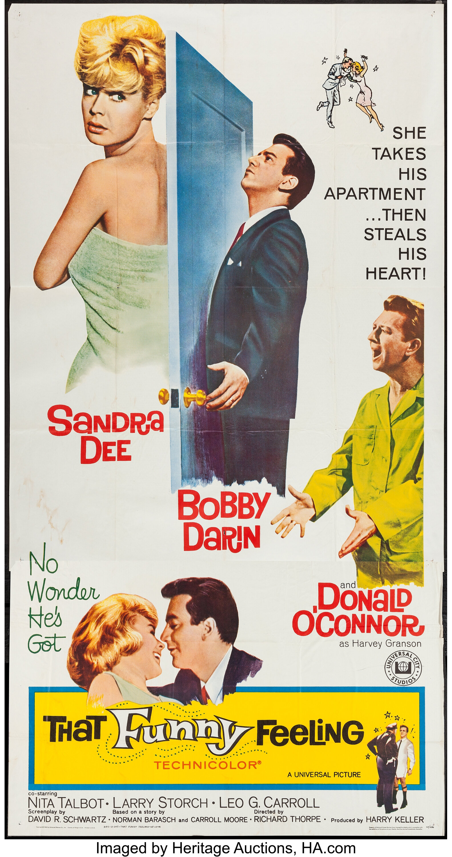 That Funny Feeling (Universal, 1965). Three Sheet (41