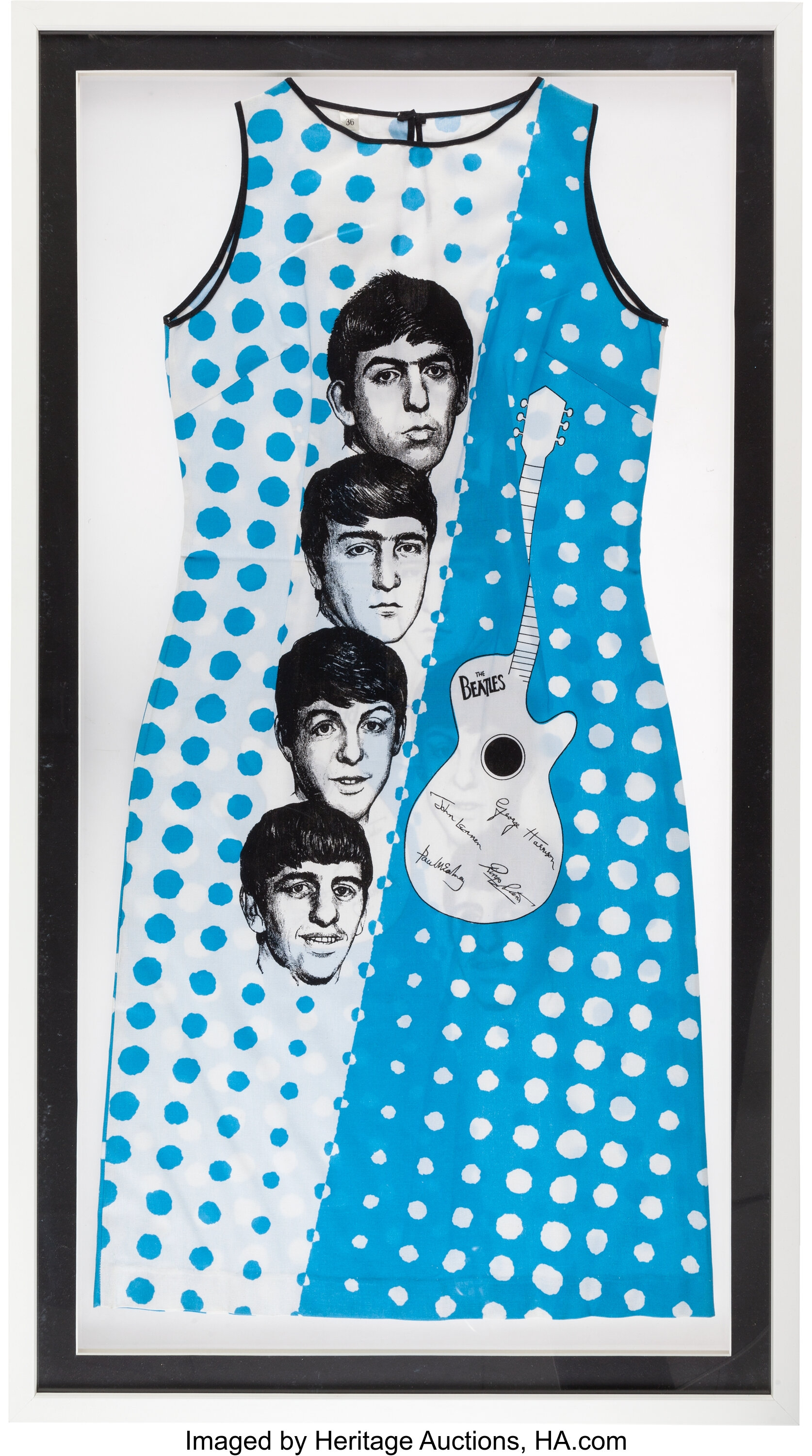 Beatles Ladies Smock Dress (1964).... Music Memorabilia Memorabilia ...