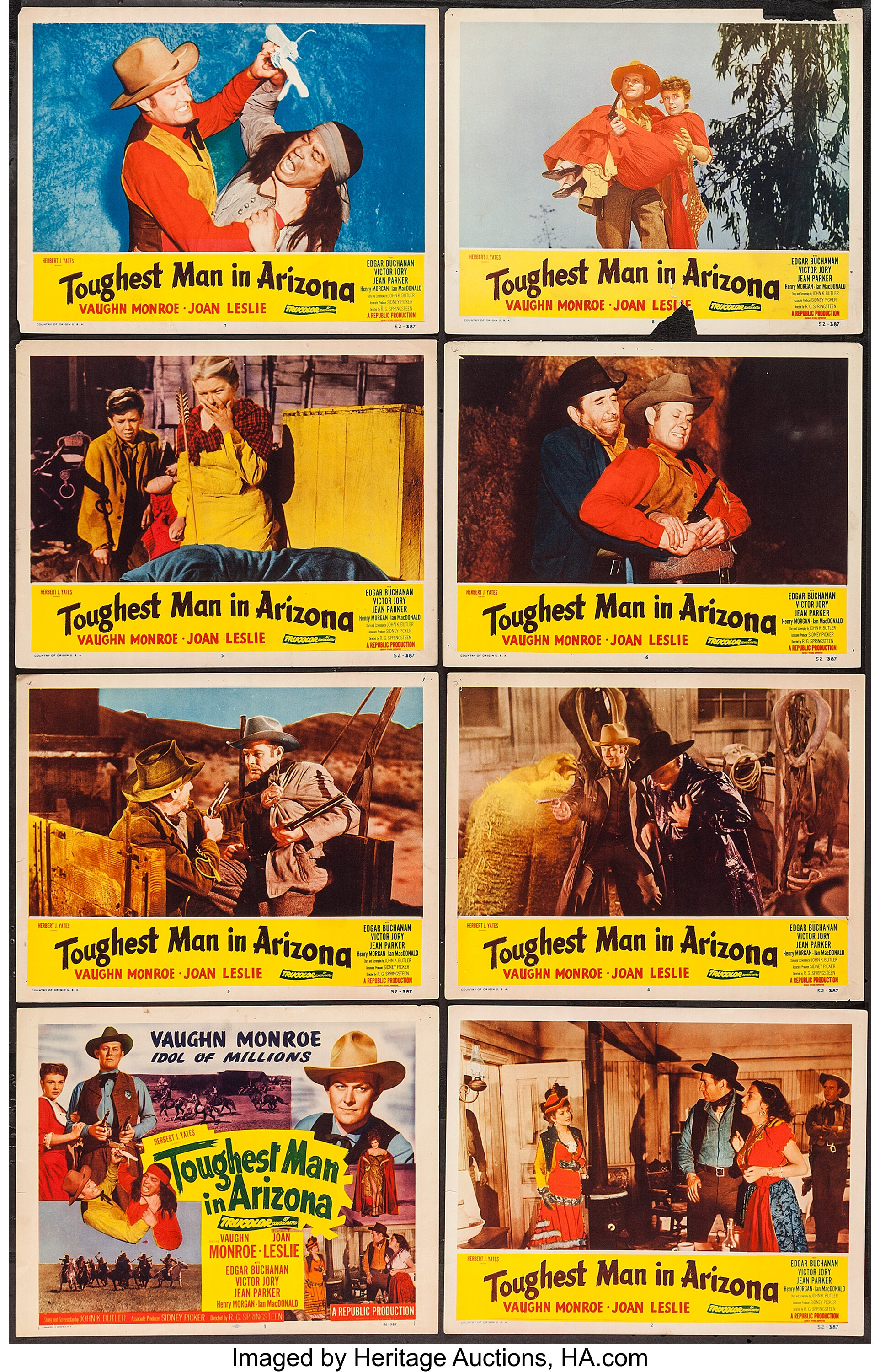 Toughest Man In Arizona Republic 1952 Lobby Card Set Of 8 11 Lot 50490 Heritage Auctions 4364