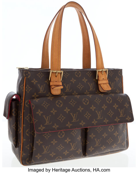 Louis Vuitton Classic Monogram Canvas Multiple Cite Bag.  Luxury, Lot  #79029