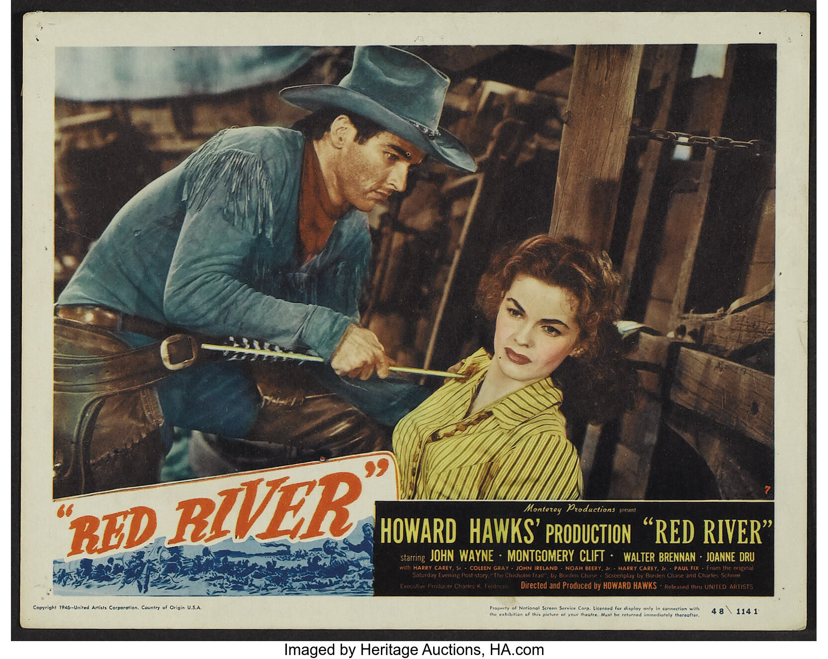 Red River (United Artists, 1948). Lobby Card (11