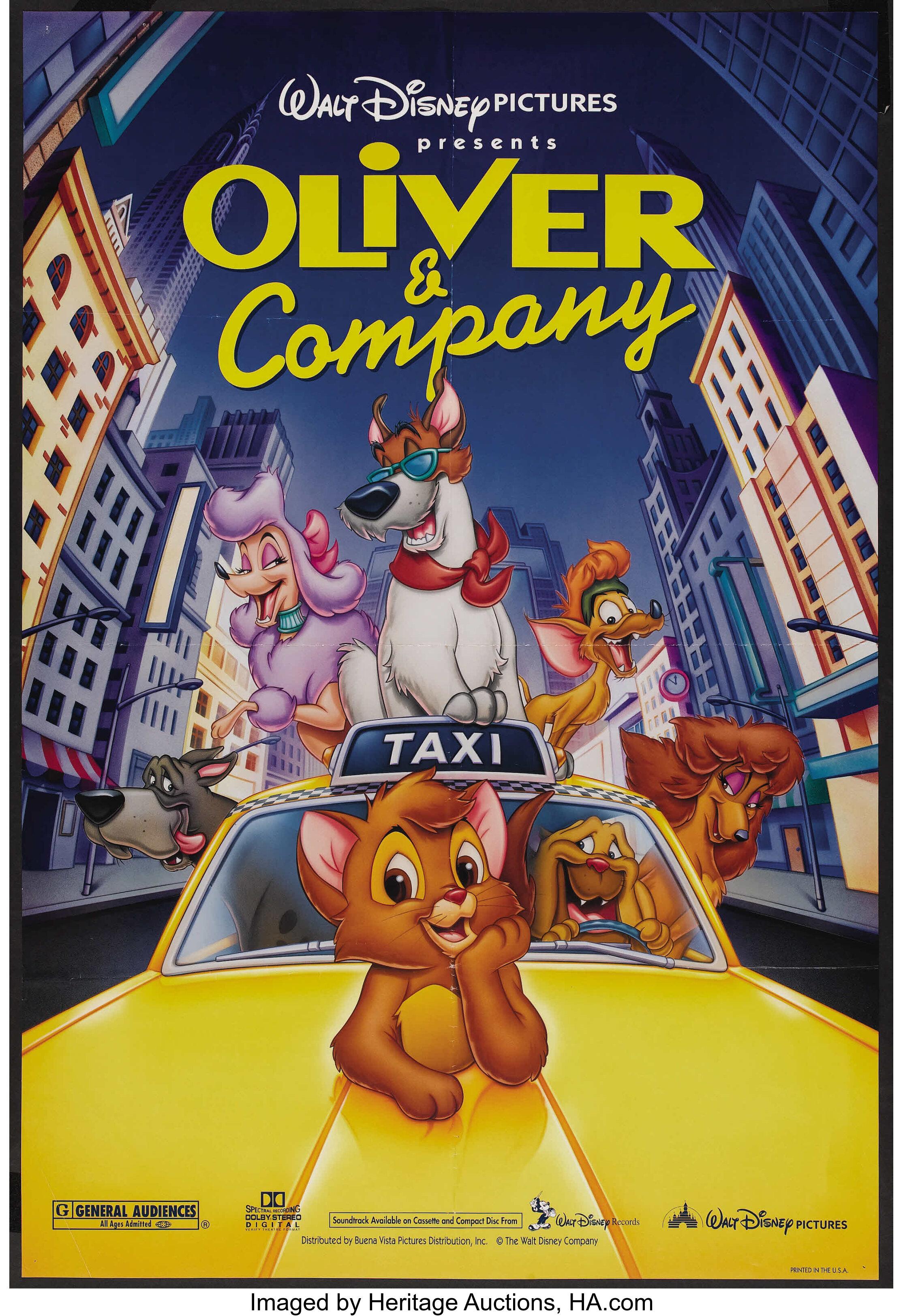  Oliver & Company [VHS] : Joey Lawrence, Billy Joel
